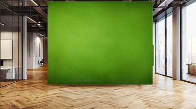 green abstract vintage background or paper illustration with soft lightand Wall mural