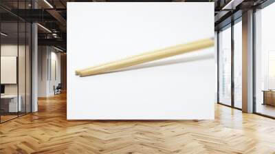 Close-Up Of Chopsticks on isolated white background Wall mural