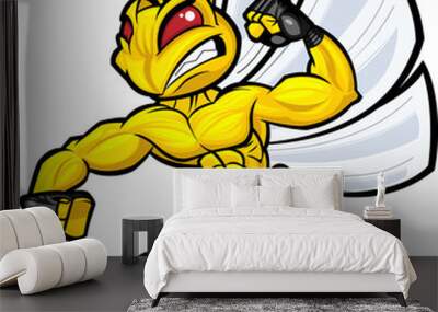 Fighting Hornet Wall mural