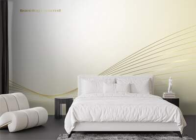 Abstract gold light threads background Wall mural