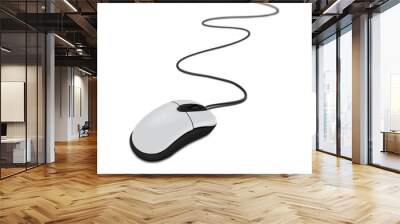 Gray mouse with cable Wall mural