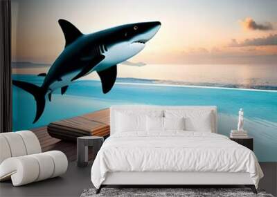 shark Wall mural