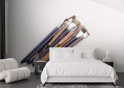 bunch of artist brushes Wall mural