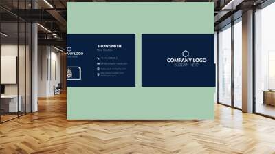 business card template Wall mural