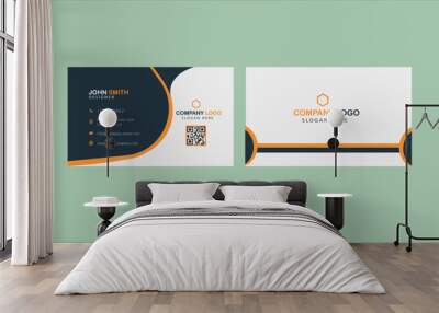 modern business card template Wall mural