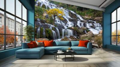 Mae Ya waterfall at Doi Inthanon national park, Chom Thong District,Chiang Mai Province, Thailand
 Wall mural