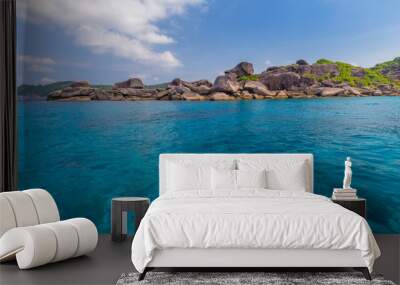 similan island at andaman sea, phuket, thailand Wall mural