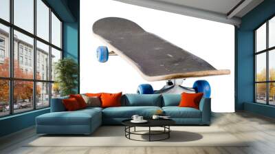 skateboard isolated with a clipping path Wall mural