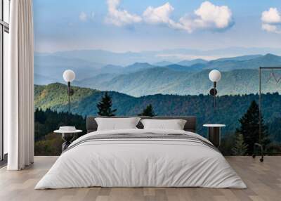 Autumn in the Appalachian Mountains Viewed Along the Blue Ridge Parkway Wall mural