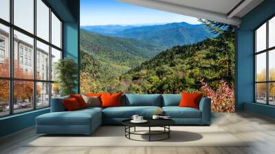 Autumn in the Appalachian Mountains Viewed Along the Blue Ridge Parkway Wall mural