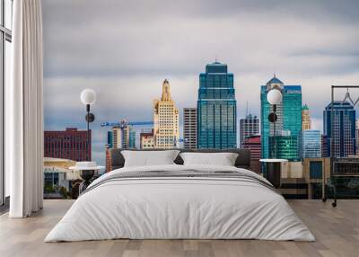 Kansas City skyline Rich Look Wall mural