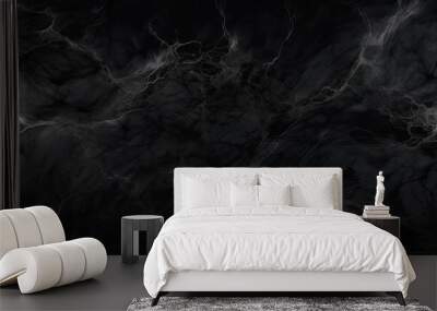 black and gray marble texture background Wall mural