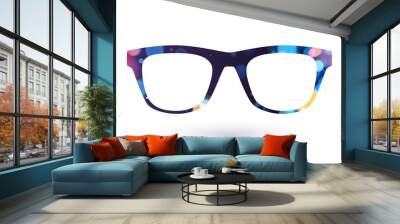 colorful glasses frame icon simbol. Wall mural