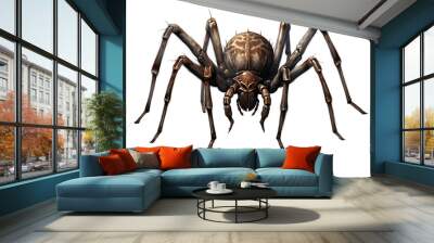 A solo spider isolated with transparent background PNG Wall mural