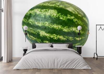 watermelon on white background Wall mural