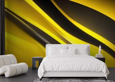 Abstract Background with Yellow black Gradient Wall mural