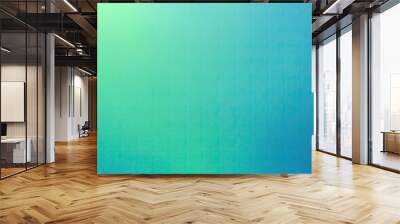 Beautiful Green and Blue gradient background. Abstract pastel holographic blurred gradient banner background Wall mural