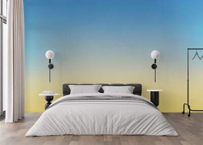 fuzzy Gray blue yellow background gradient Wall mural