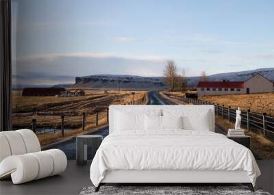 Road in Iceland Wall mural