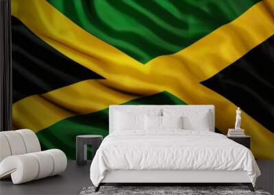 jamaica flag waving Wall mural