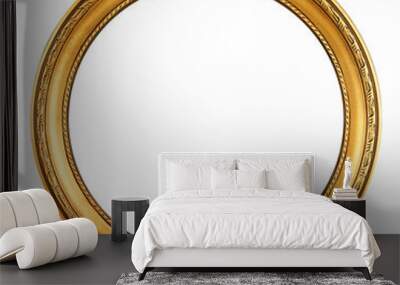 Gold Picture frame - clipping path Wall mural