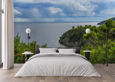 Beautiful summer landscape of  Elba Island, Tuscany, Italy, Europe Wall mural