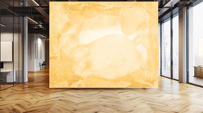 Russet Orange abstract watercolor hand paint texture Wall mural