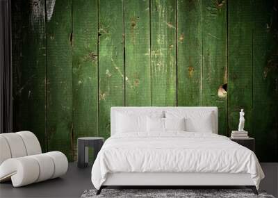 Shabby Wood Background Wall mural