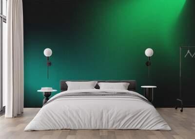 modern green gradient grainy background Wall mural