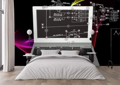 Computer technology Wall mural