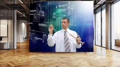 Engineering buildings technology Wall mural