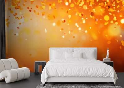 Celebration and colorful confetti party abstract background Wall mural