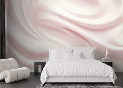 Soft pink texture of cream background Wall mural