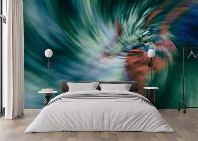 Swirling multicolor gradient abstract background Wall mural