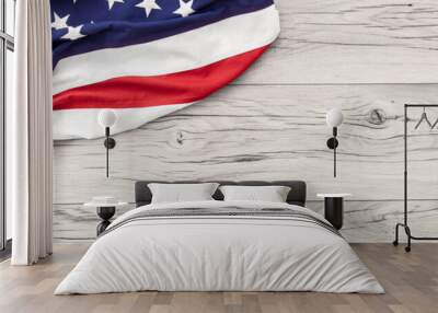 American flag for Memorial Day, 4th of July, Labour Day Wall mural