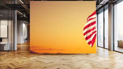 American flag for Memorial Day, 4th of July, Labour Day Wall mural