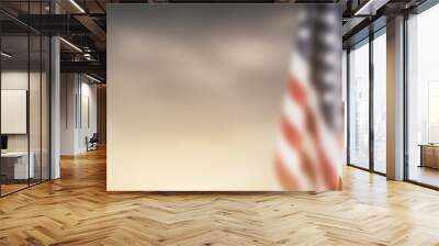 American flag for Memorial Day, 4th of July, Labour Day Wall mural