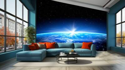 Black hole concept. Wall mural