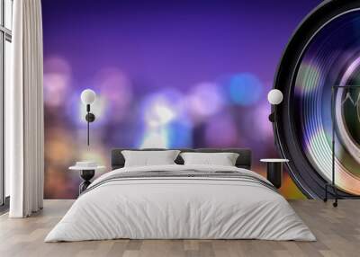 Camera lens Wall mural