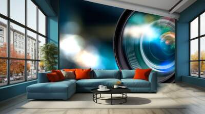 camera lens Wall mural