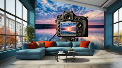 digital camera concept. Wall mural