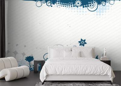 floral background Wall mural