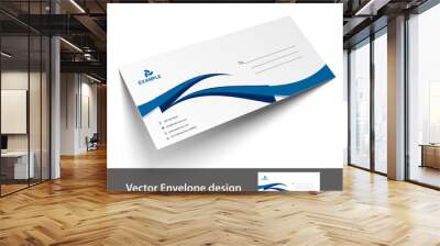 Paper envelope templates for your project design Wall mural