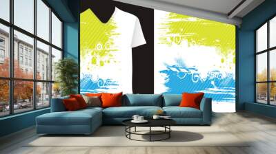 t-shirt design Wall mural