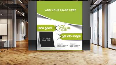 vector business brochure, flyer, magazine cover Wall mural