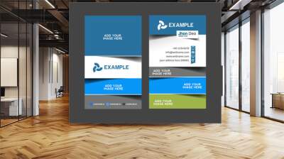 vector business card Wall mural