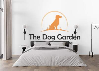 The Dog Garden Logo Wall mural