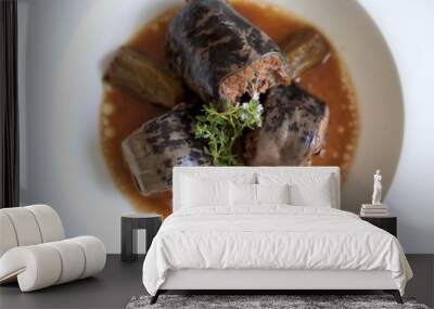 Lamproie, poisson, aliment, cuisine, gastronomie, sauce Wall mural