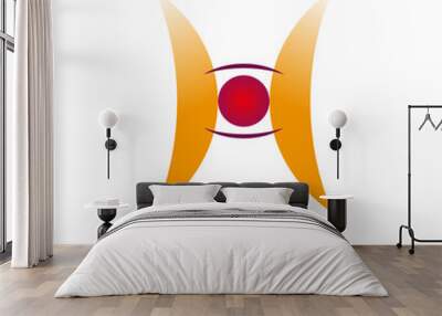 logo picto web immobilier marketing commerce design icône Wall mural