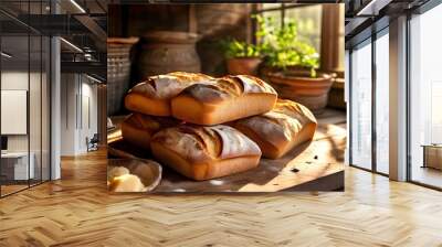 loaf of bread Wall mural